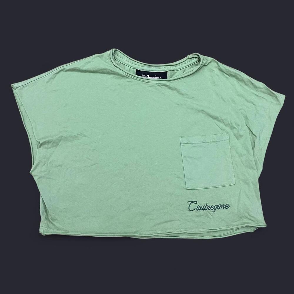 Civil regime cropped shirt